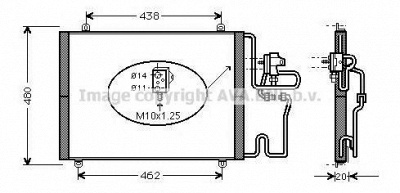 AVA QUALITY COOLING rt5248d -  Конденсатор, кондиционер